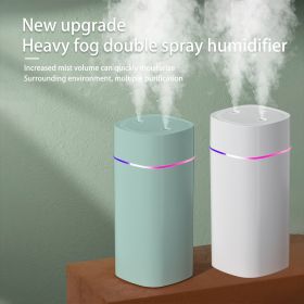 Portable Mist Humidifier; 600ml Small Desk Cool Mini Humidifier With Colorful Night Light; USB Personal Desktop Humidifiers For Office Bedroom; Travel