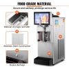 Commercial Slushy Machine, 8L / 2.1 Gal Single Bowl, Cool and Freeze Modes, 1050W Stainless Steel Margarita Smoothie Frozen Drink Maker, Slushie