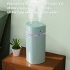 Portable Mist Humidifier; 600ml Small Desk Cool Mini Humidifier With Colorful Night Light; USB Personal Desktop Humidifiers For Office Bedroom; Travel