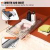 11"W x 21"D Pull Out Cabinet Organizer, Heavy Duty Slide Out Pantry Shelves, Chrome-Plated Steel Roll Out Drawers, Sliding Drawer Storage for Ho