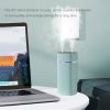 Portable Mist Humidifier; 600ml Small Desk Cool Mini Humidifier With Colorful Night Light; USB Personal Desktop Humidifiers For Office Bedroom; Travel