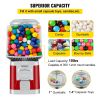 Gumball Machine, 1-inch Candy Vending Machine, Commercial Gumball Vending Machine with Adjustable Candy Outlet Size, Metal Gumball Dispenser Mac