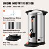 Commercial Coffee Urn 65 Cup Stainless Steel Coffee Dispenser Fast Brew