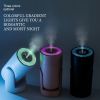 Desktop Mini Humidifier; Small Desktop Cool Mini Humidifier With Colored Night Light; USB Personal Desktop Humidifier For Office Bedroom; Travel; Plan