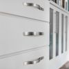Modern Stainless Steel Kitchen Cabinet Handles Drawer Pulls Brushed Nickel